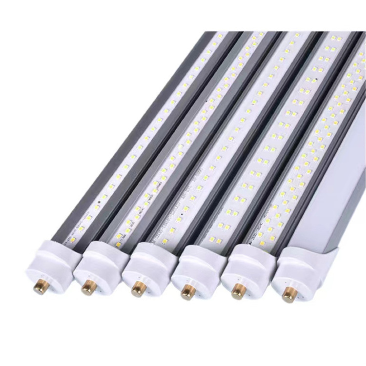 LED Shop Light   Aluminum 12W-56W 2ft 3ft 4ft 5ft 8ft T8 Integrated Led Tube Light Fixture 8 Foot LED Lights