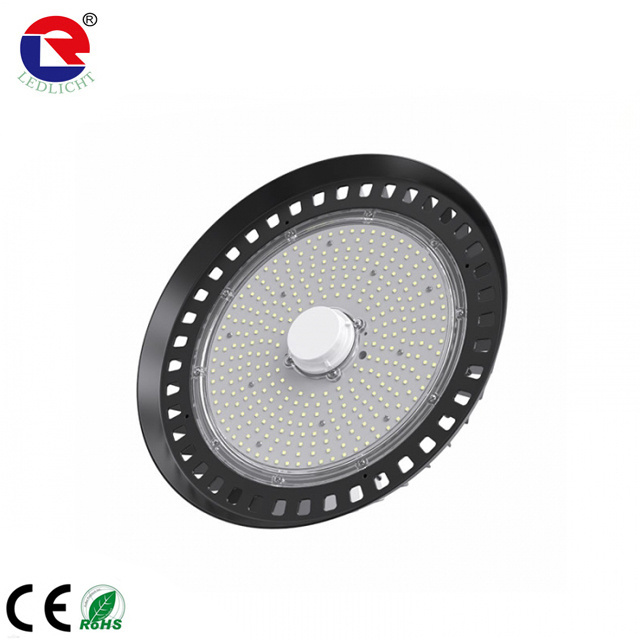 Smart Motion Sensor 100w 120W 150w 150lm/w ac100-277v 5000k Sensor Warehouse Garage Industrial Lighting ufo LED High Bay Light