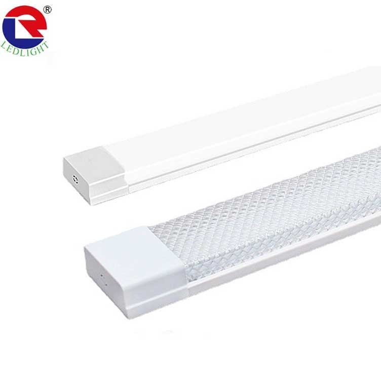 Prismatic diffuser led linear light 600mm 1200mm 54w led square batten light fixture