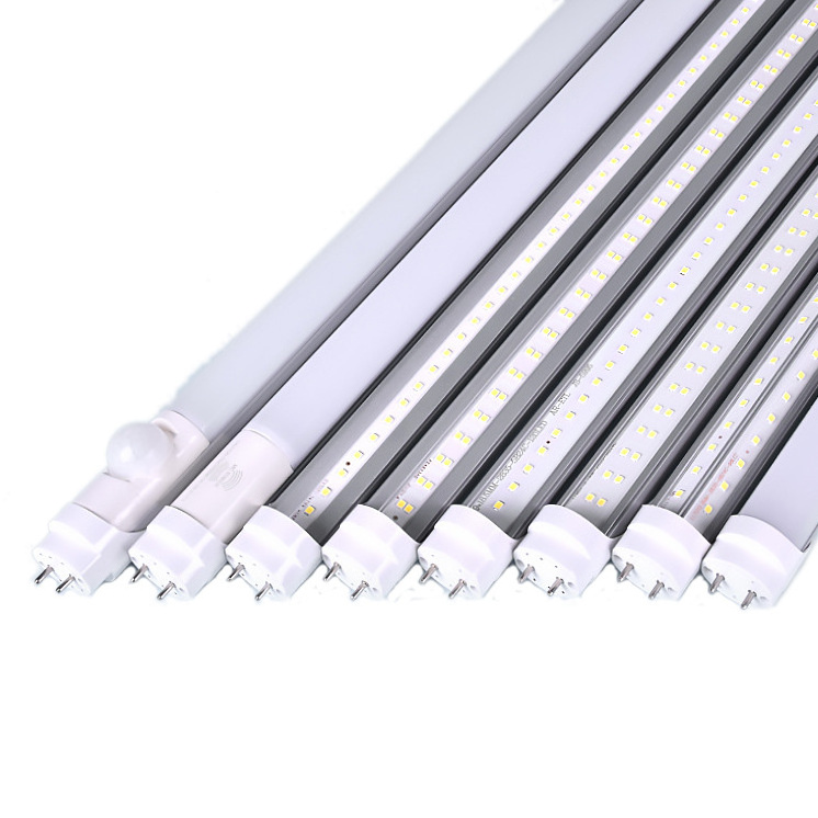 4FT 8FT Super Bright 18W 36W 40W Led Shop Light Indoor Lighting T8 Integrated Led Tube Light  Fixture for Garage Warehouse