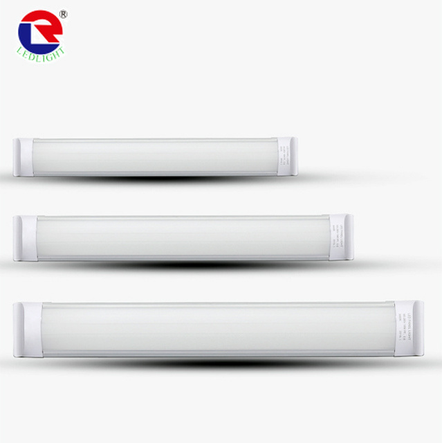 Led Linear Batten Light Fixture Ceiling 48 Inch Light Ceiling Mounted Linear Lamp   Around Fixtures LED Batten Light