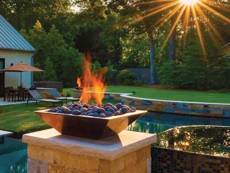 natural gas line pool fire bowl outdoor sofa set fire pit table propane outdoor furniture patio gas fire pit