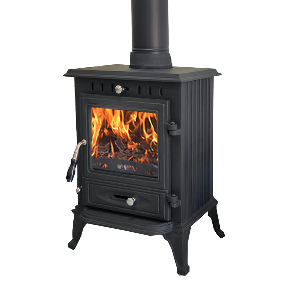 Wholesale germany mini rectangle cast iron indoor heating fire place home wood burning stove