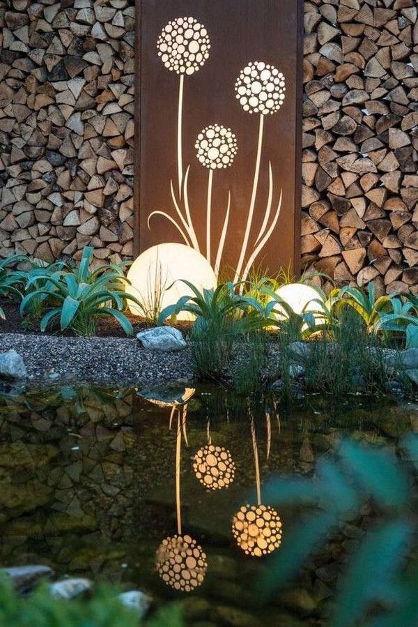 Cheap laser cut metal steel privacy screen panels flower pattern with high quality