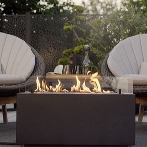 Propane Metal Fire Pit Gas Corten Fire Table fire pit outdoor gas