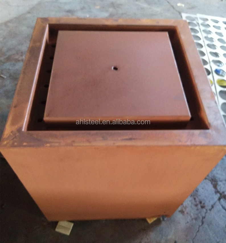 Rusted Corten Steel Water Pond For Outdoor Piece