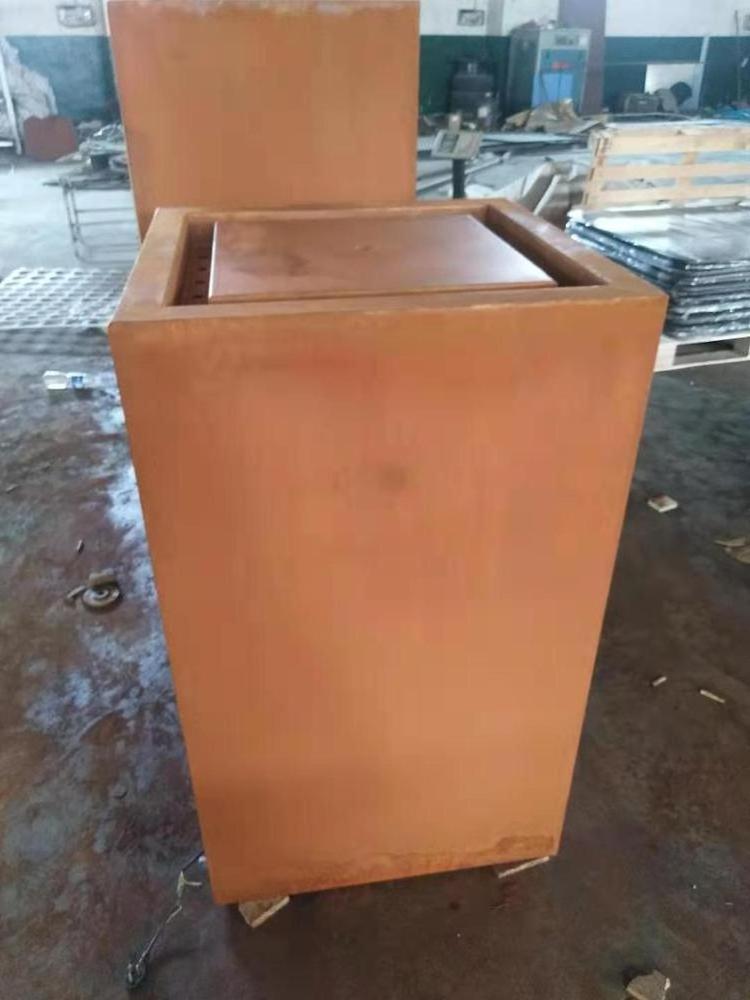 Rusted Corten Steel Water Pond For Outdoor Piece