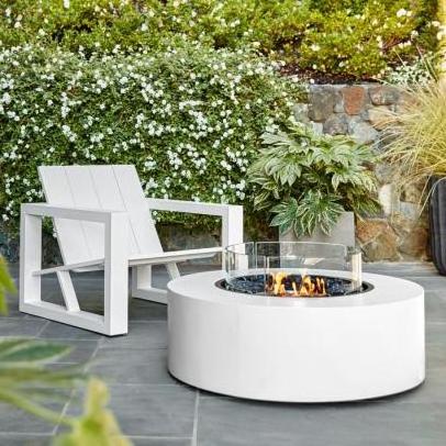 Outdoor sofa set fire pit table customized outdoor furniture patio fire pit