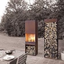 Big corten steel wood burning fire pit / fire bowl