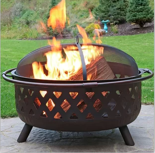 Big corten steel wood burning fire pit / fire bowl