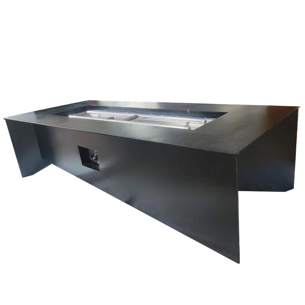 Outdoor Fireplace Corten Steel Gas Fire Pit Table