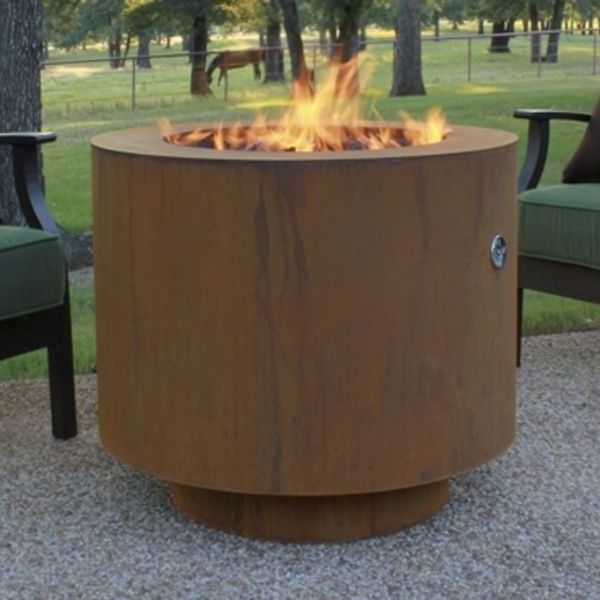 indoor outdoor fire pit outdoor corten steel fire pits fireplace grill terrace firepit