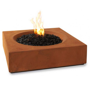 Camping use  Corten Firepit Corten Steel Fire Pit outdoor charcoal barbecue grill