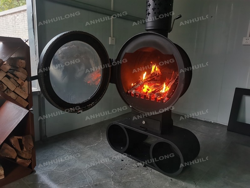 Household used suspended modern fireplace  living room  hanging heating stove  indoor Modern steel fireplace