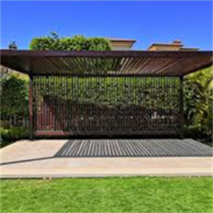 Corten Steel luxury outdoor screen gazebo customized adjustable outdoor gazebo waterproof pop up screen gazebo outdoor alaminiom