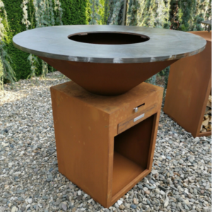 Corten steel fire pit brasero bbq corten steel for cooking