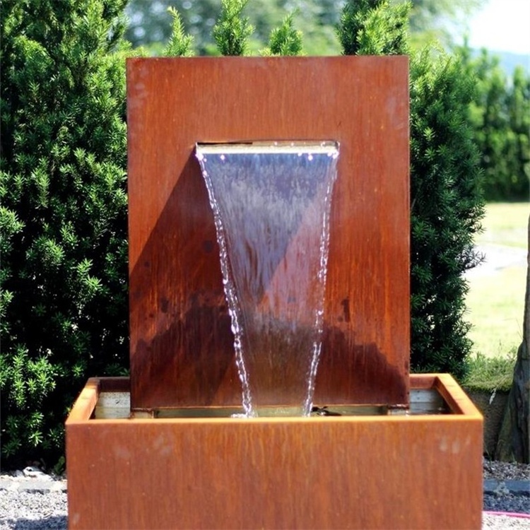 metal garden rain curtain outdoor water fountain home decoration modern fountains