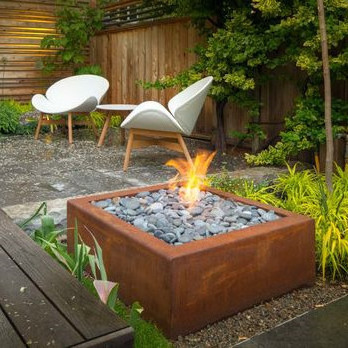 square corten steel large metal gas patio  camping fire pits outdoor outdoor propane gas fire pit