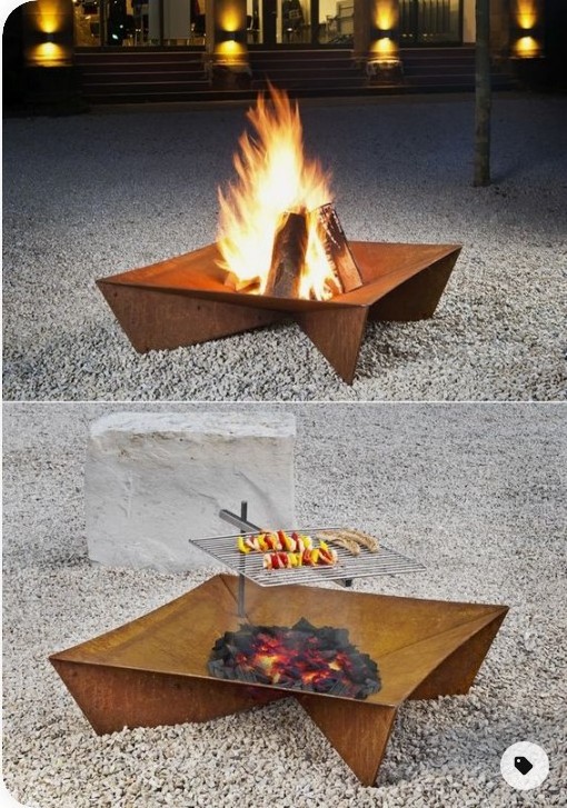 Outdoor Heater Small Wood Burning Stove wood fireplace mini fire pit