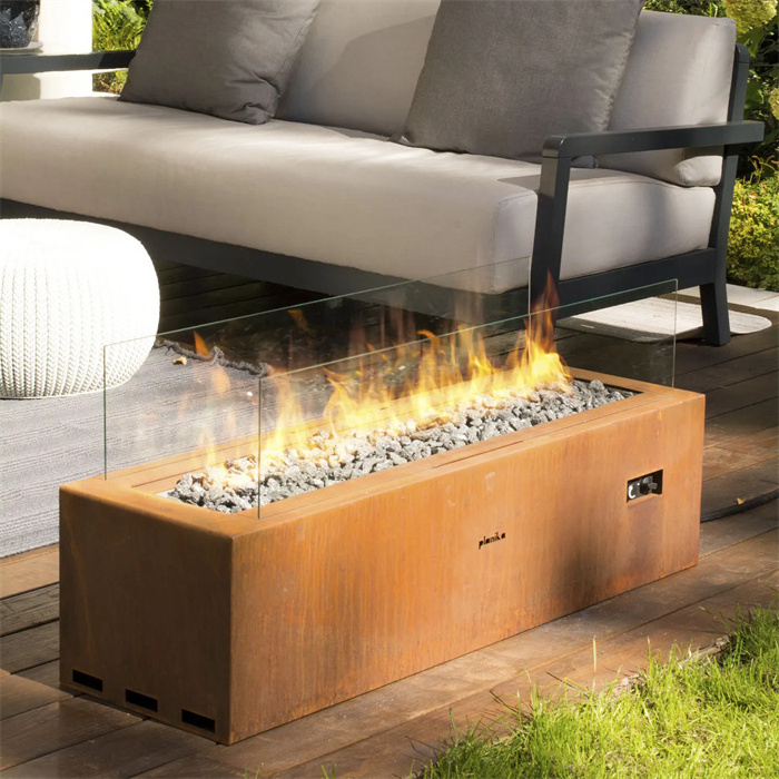 indoor outdoor fire pit outdoor corten steel fire pits fireplace grill terrace firepit