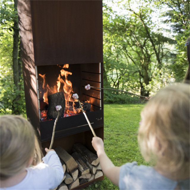 corten steel extra large outside fireplace fireplaces indoor wood burning luxury living room fireplace