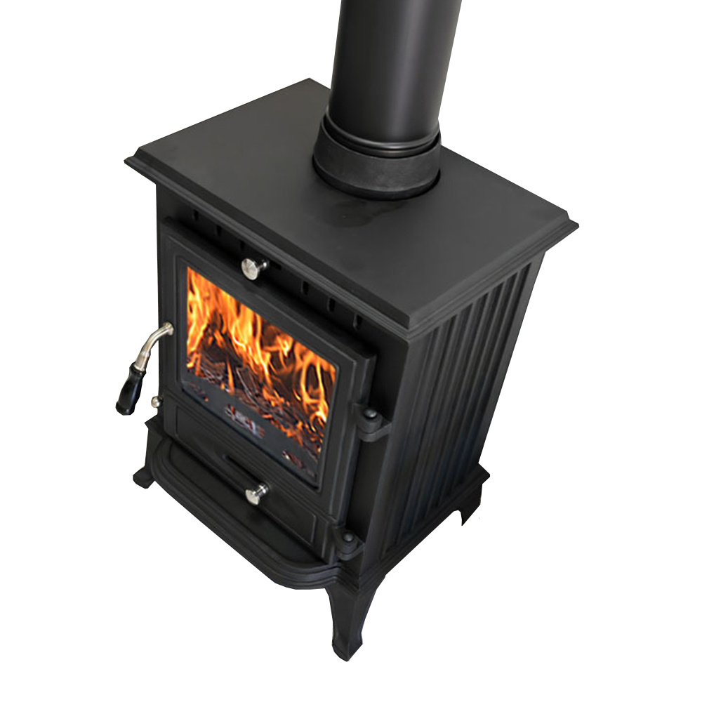 Wholesale germany mini rectangle cast iron indoor heating fire place home wood burning stove