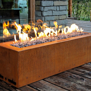 Electric Igniter Gas Fire Pit With Burner