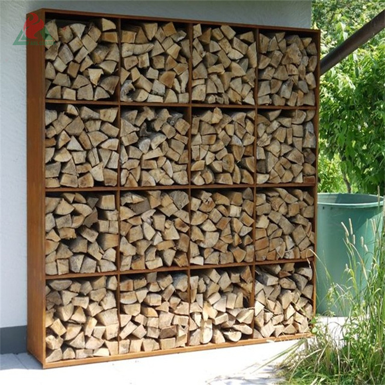 Firewood rack indoor outdoor firewood log rack hexagon firewood log storage rack