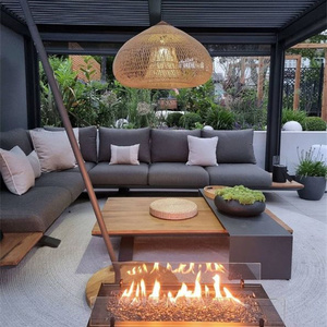 Propane Metal Fire Pit Gas Corten Fire Table garden gas fire pit