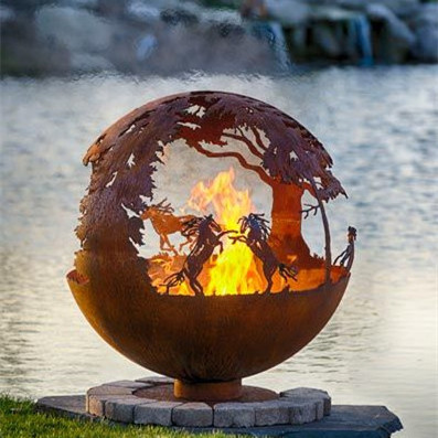 Extra Large Cauldron Fire Pit With Tripod Stand trade assurance fire bowl