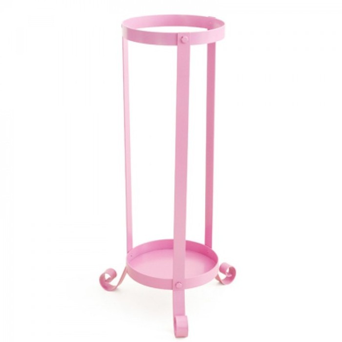 Umbrella Stand Pink Color New Custom Design Round Shape Customized Gardening Products Indoor Save Space Umbrella Holder