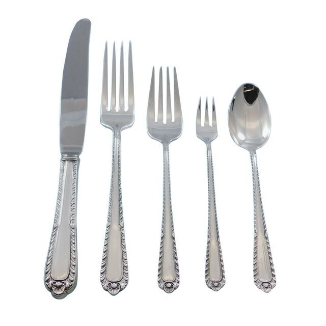 Restaurant Wedding Party Silverware Cutlery Set Spoon Fork Stainless Steel Sets Indoor Dinnerware  Cutlery Set