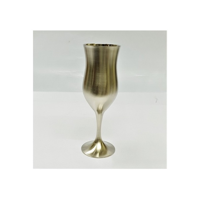 Personalized unique vintage modern classic Brass Silver Plated Fancy customized modern stylish Wine Goblet