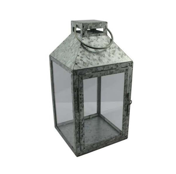 New design black handle transparent glass jar candle holder With led candle Hanging Metal Hurricane Lantern