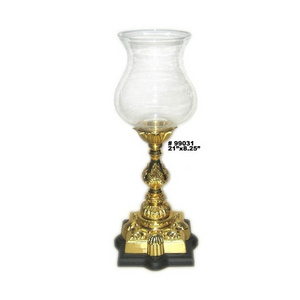 Unique Designer Hurricane Candle One Arm For Home decorative Centerpiece With Best Quality Candle holder For Hotel