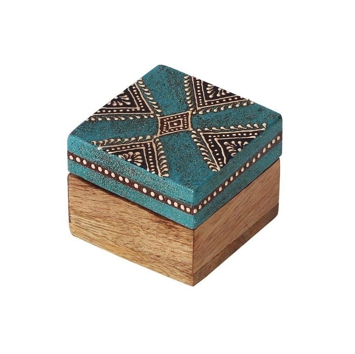 Attractive classic unique handmade wholesale  finished customized Hand painted owl stylish fancy  Wooden Crafts Box