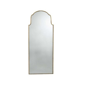 Wholesale Tall Arched Shaped Wall Mirror For Bathroom And Living Room Decoration Hotel Hallway  Antique Bronze Wall Decor