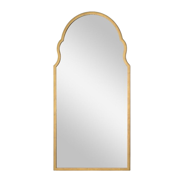 Wholesale Tall Arched Shaped Wall Mirror For Bathroom And Living Room Decoration Hotel Hallway  Antique Bronze Wall Decor