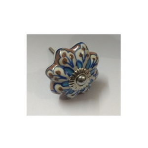 Designer elegant  Ceramic Knobs vintage unique stylish modern antique fancy decorative customized Flower for drawer