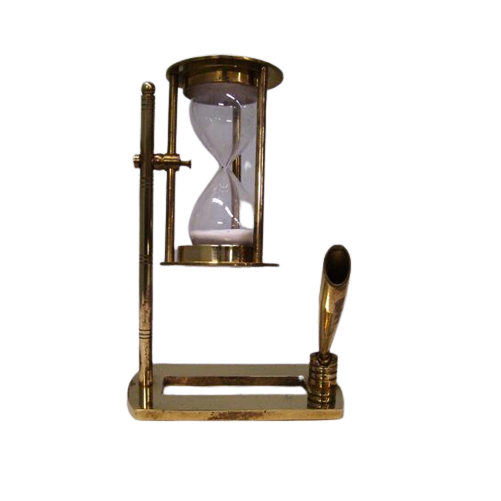 Sand Timer Rotating brass silver stainless frame sand 30 minutes hourglass sand timer Gold Finished Home Decor Accessories