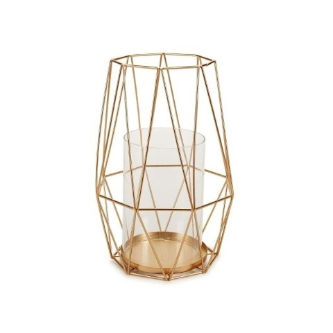 Metal Handmade Hexagon Geometric Design Tea Light Votive Candle Holder For Vintage Wedding Home Decor Home Decoration Tealight