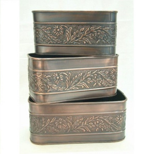 Unique decorative Planter customized modern designer Handmade elegant classic Copper antique Indoor Wall Planter