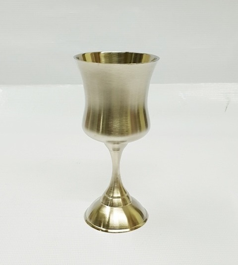 Personalized unique vintage modern classic Brass Silver Plated Fancy customized modern stylish Wine Goblet