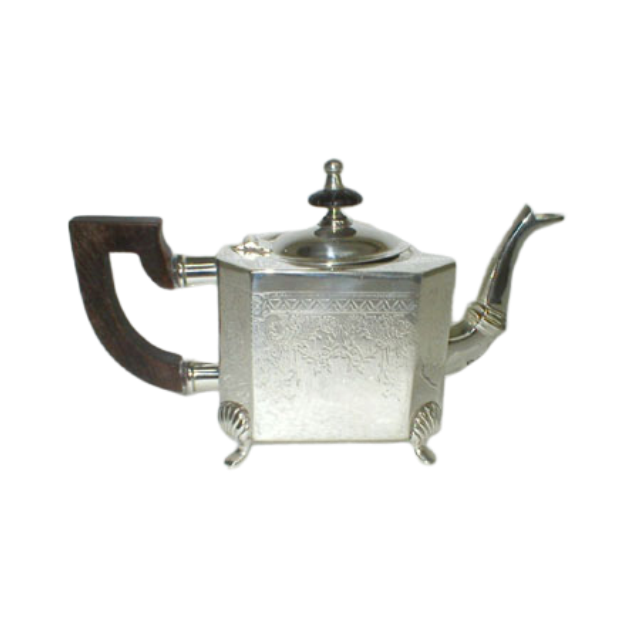 Wholesale Brass Tea Pot unique modern classic vintage Brass Silver  Plated handmade  Tea Pot With Melamine handle