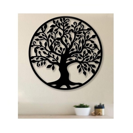 Metal Family Tree Metal Wall Decor Home Living Room Decoration Tree of Life Art Iron Wall Decor 1 buyer  For Home Wall Arts