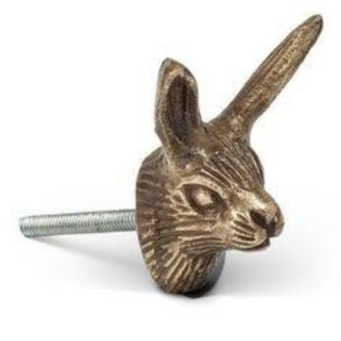 Brass Antique Rabbit Knobs For Drawer Design Brass Antique Finished Cast Iron Kitchen Cabinet Handles and Knobs