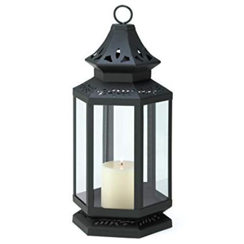 Attractive Outdoor Decorative Lantern Wooden Candle Lantern with Metal Handle for Lightning Home Decoration Christmas