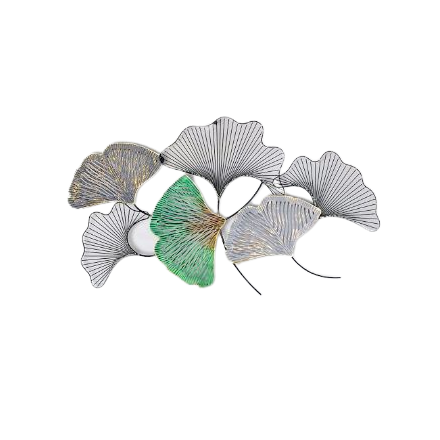 Metal Wall Hanging Lotus Bloom Flower Home Decor Light Blue finished Stylish Contemporary Decoration For Home Living room