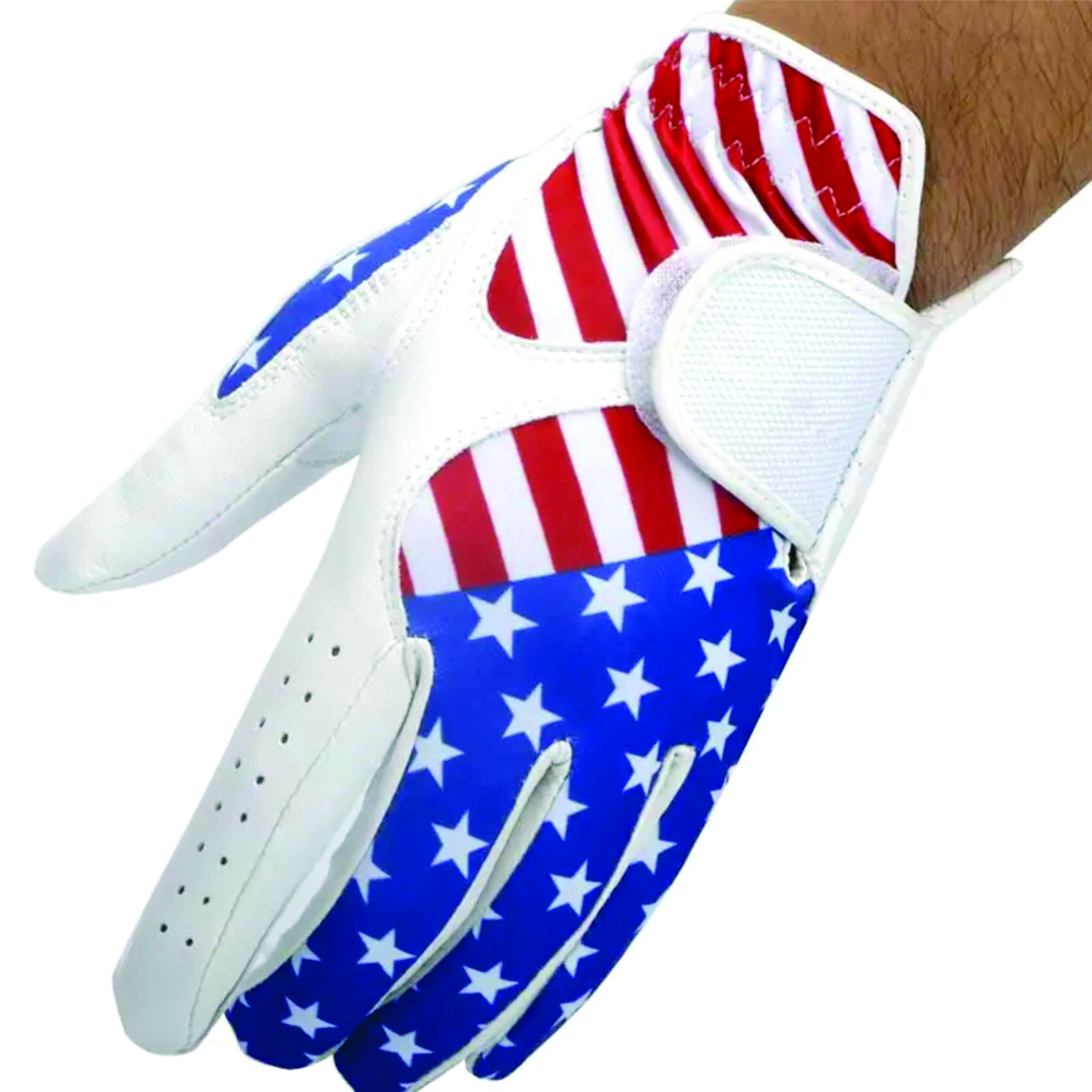 Golf Men's USA Sublimation Glove Premium Medium/large Adult Any Colour Glove With Adjustable Fit For Left Hand Golf Gloves