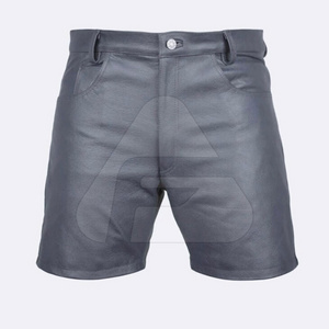 Wholesale Price Men Leather Shorts Latest Design Men Leather Shorts Trendy Fashion Men Leather Shorts